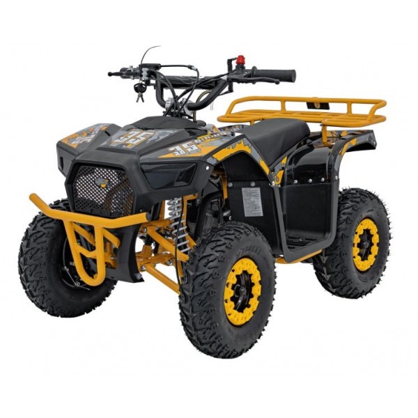 Benzininis keturratis vaikui 49CC (Juoda/Oranžinė)